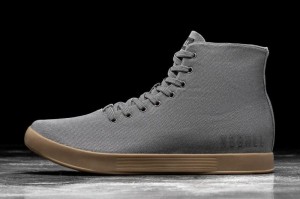 Nobull High-Top Canvas Sportschuhe Herren Dunkelgrau | 25189-ESUM