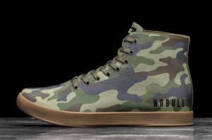 Nobull High-Top Forest Canvas Sportschuhe Herren Camouflage | 68451-TYND