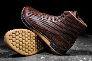 Nobull High-Top Leather Sportschuhe Herren Kaffee | 54630-BIVR