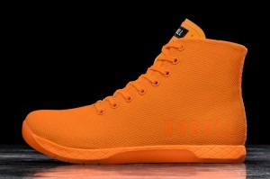 Nobull High-Top Neon Sportschuhe Herren Orange | 68739-PVEF