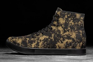 Nobull High-Top Pride Canvas Sportschuhe Damen Schwarz Gold | 54387-IZDJ