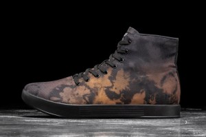 Nobull High-Top Toffee Tie-Dye Canvas Sportschuhe Herren Orange | 45870-TDUX