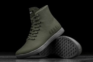 Nobull High Top Sportschuhe Damen Grün | 48096-MELH