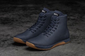 Nobull High Top Sportschuhe Damen Navy | 16825-IPCD
