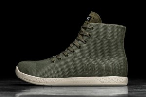 Nobull High Top Sportschuhe Herren Grün | 92048-KFCO