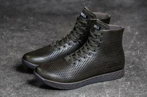 Nobull High Top Sportschuhe Herren Olivgrün | 76103-UQCK
