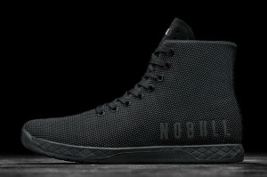 Nobull High Top Sportschuhe Herren Schwarz | 74108-LHRU