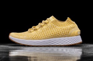 Nobull Honey Knit Laufschuhe Damen Orange | 47852-QBSR