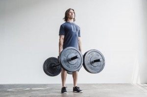 Nobull Horns T-shirts Herren Navy | 80521-PTUS