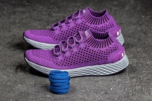 Nobull Knit Laufschuhe Herren Lila | 38049-QURB