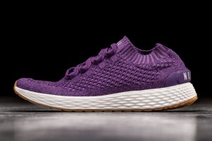 Nobull Knit Laufschuhe Herren Lila | 74638-REOS