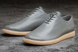 Nobull Leather Abendschuhe Herren Grau | 25730-SPQB