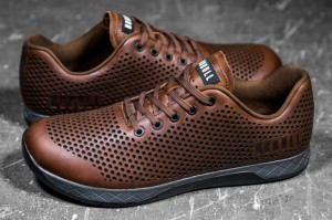 Nobull Leather Sportschuhe Herren Kaffee | 61297-MGFI