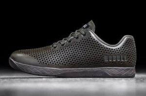 Nobull Leather Sportschuhe Herren Olivgrün | 73042-BCNE