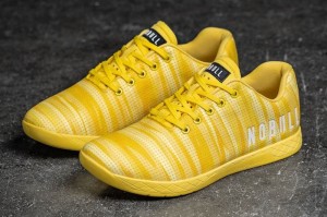 Nobull Lightning Burst Sportschuhe Herren Gelb | 81057-ATRC