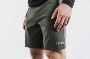 Nobull Lightweight 8.5 Kurze Hose Herren Olivgrün | 61785-JHDT