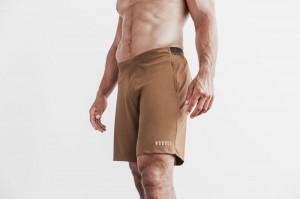 Nobull Lightweight 8.5 Kurze Hose Herren Braun | 25179-YZUH