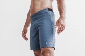 Nobull Lightweight 8.5 Kurze Hose Herren Blau | 01573-JVET