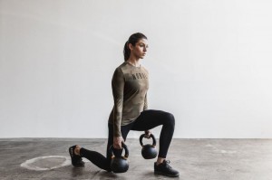 Nobull Long Sleeve Camo T-shirts Damen Camouflage | 67958-OMNP