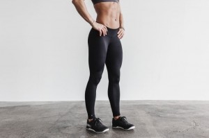 Nobull Low-Rise Strumpfhose Damen Schwarz | 15793-WQSZ