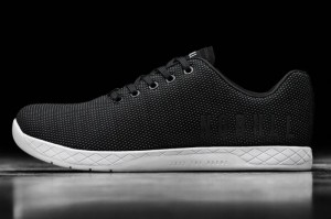 Nobull Low-Top Sportschuhe Herren Schwarz Weiß | 53817-BPNI