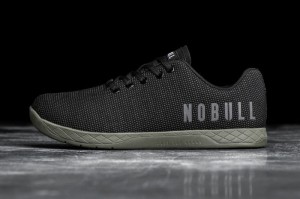 Nobull Low-Top Sportschuhe Herren Schwarz Dunkelgrün | 32548-QBSE