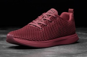 Nobull Maroon Mesh Laufschuhe Herren Bordeaux | 01538-NDPA