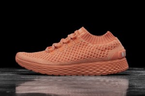Nobull Melon Knit Laufschuhe Herren Orange | 91027-CEQU