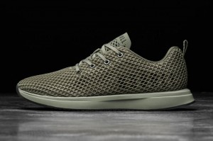 Nobull Mesh Laufschuhe Herren Olivgrün | 94852-UFAS