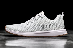 Nobull Mesh Laufschuhe Herren Weiß | 62890-NRMG