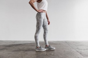 Nobull Mid-Rise Melange Strumpfhose Damen Camouflage | 86319-RVKL