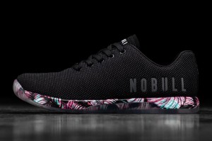 Nobull Midnight Palm Sportschuhe Herren Schwarz | 12608-BFJZ