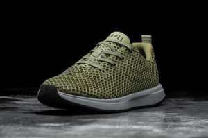 Nobull Moss Mesh Laufschuhe Damen Grün | 20984-LDFO