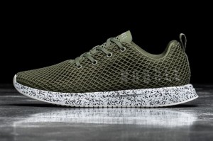 Nobull Moss Notebook Mesh Laufschuhe Herren Grün | 21390-UKMJ