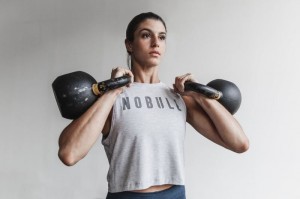 Nobull Muscle Classic Colors Muskelshirt Damen Grau | 89507-YAID