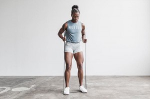 Nobull Muscle Seasonal Colors Muskelshirt Damen Blau | 13850-PFRA