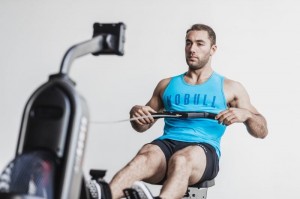 Nobull Neon Muskelshirt Herren Blau | 01738-KWVE