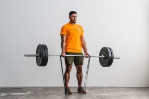 Nobull Neon T-shirts Herren Orange | 42908-LKVA