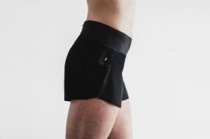 Nobull Pace 3 Kurze Hose Damen Schwarz | 98271-ABIF