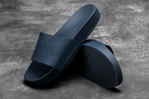 Nobull Pantoletten Herren Navy | 51328-GMQX