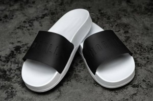 Nobull Pantoletten Herren Schwarz Weiß | 49183-YLVT