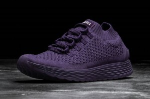 Nobull Plum Reflective Knit Laufschuhe Herren Lila | 50816-CWLK