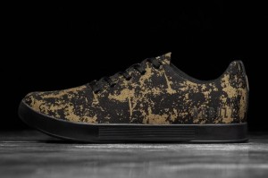 Nobull Pride Canvas Sportschuhe Herren Schwarz Gold | 64253-JLZA