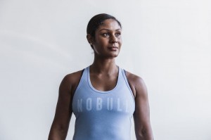Nobull Racerback Bright Colors Muskelshirt Damen Blau | 50397-IESJ
