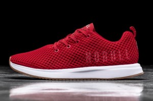 Nobull Racing Mesh Laufschuhe Herren Rot | 13076-KBFJ