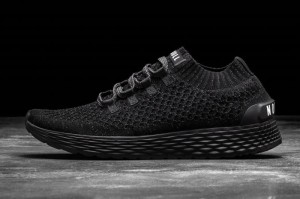 Nobull Reflective Knit Laufschuhe Herren Schwarz | 07456-NORK