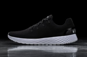 Nobull Ripstop Laufschuhe Herren Schwarz Weiß | 13490-IZQP