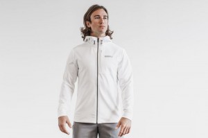 Nobull Softshell Jacken Herren Weiß | 89172-GPOU