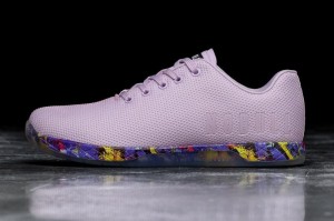 Nobull Splatter Sportschuhe Herren Lavendel | 94025-BHPL