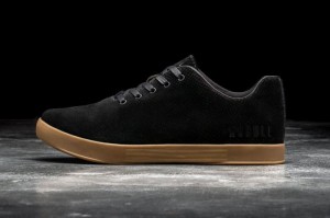 Nobull Suede Sportschuhe Herren Schwarz | 59107-KLEZ